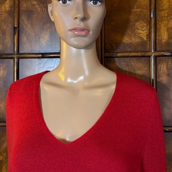 Chico's Stiletto Flutter Sleeve Vneck Sweater - Picture 6 of 11